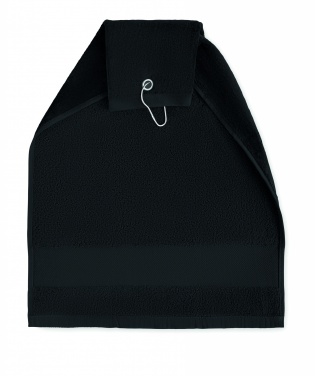 Logo trade advertising product photo of: Cotton golf towel with hanger