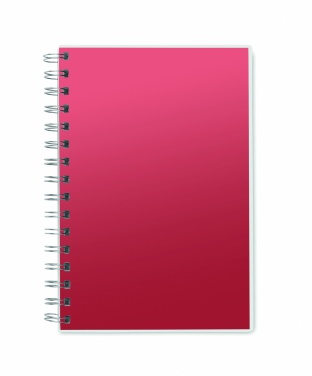 Logo trade promotional giveaway photo of: A5 RPET notebook recycled lined