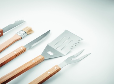 Logotrade advertising products photo of: 5 Barbecue tools in pouch
