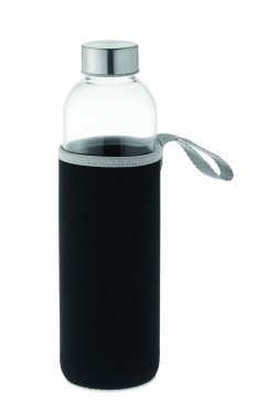 Logotrade corporate gift image of: Glass bottle in pouch 750ml