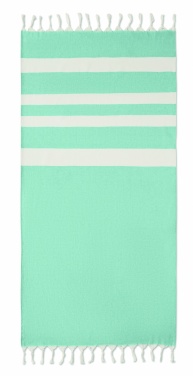 Logo trade promotional giveaway photo of: Hamman towel blanket 140 gr/m²