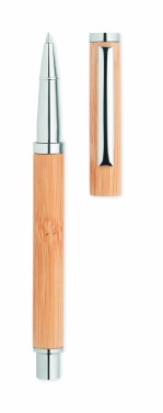 Logo trade advertising products picture of: Bamboo gel pen