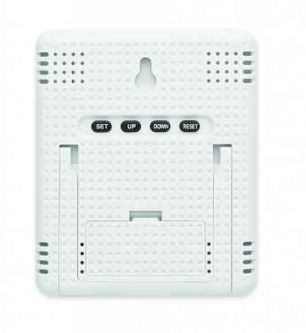 Logo trade promotional gifts image of: Bamboo weather station