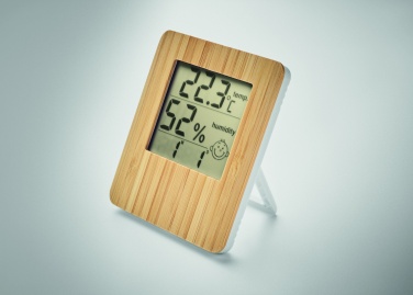 Logo trade corporate gift photo of: Bamboo weather station