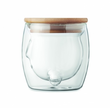 Logo trade promotional item photo of: Double wall borosilicate mug