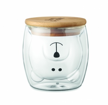 Logotrade promotional giveaway image of: Double wall borosilicate mug