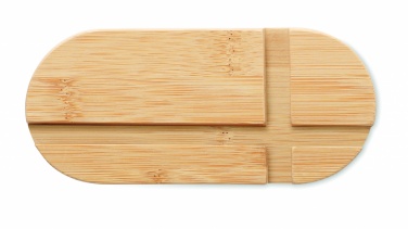 Logotrade advertising product image of: Bamboo tablet/smartphone stand