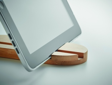 Logotrade promotional merchandise picture of: Bamboo tablet/smartphone stand