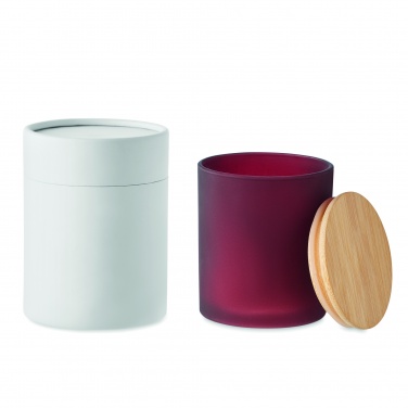 Logo trade promotional merchandise picture of: Plant based wax candle 280 gr