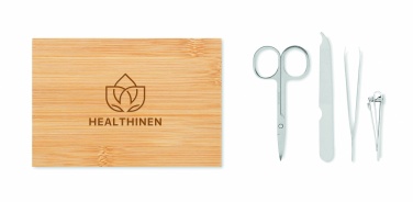 Logo trade corporate gifts image of: Manicure nail tool set