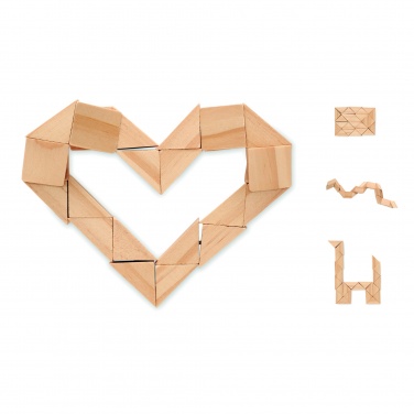 Logo trade advertising products picture of: Wooden puzzle/brain teaser