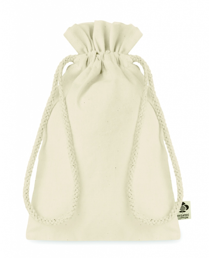 Logotrade advertising products photo of: Small organic cotton gift bag