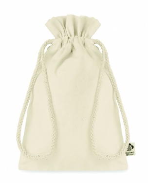 Logotrade promotional items photo of: Small organic cotton gift bag