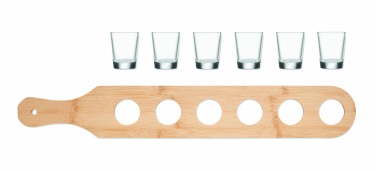Logo trade promotional giveaways picture of: Set of 6 shot glasses
