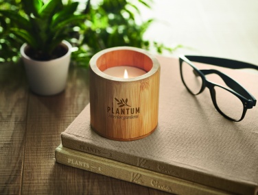 Logotrade advertising product picture of: Plant based wax candle 160 gr