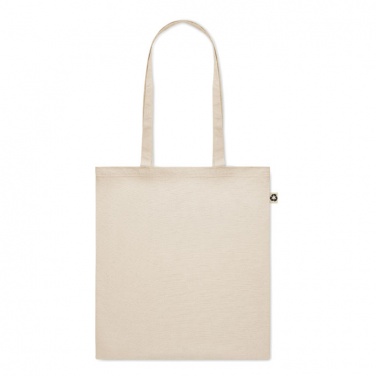 Logo trade promotional gifts image of: Recycled cotton shopping bag