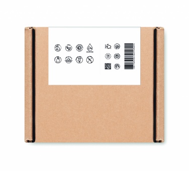 Logo trade business gift photo of: Vegan Gift travel set