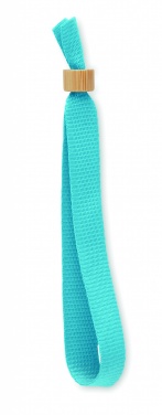 Logo trade corporate gifts image of: RPET polyester wristband