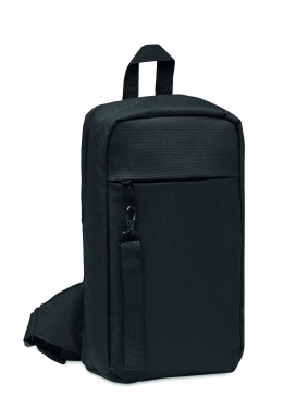 Logo trade business gifts image of: Cross chest bag in 600D Rpet