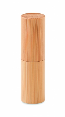 Logotrade promotional gifts photo of: Lip balm in bamboo tube box