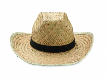 Logo trade promotional products image of: Natural straw cowboy hat