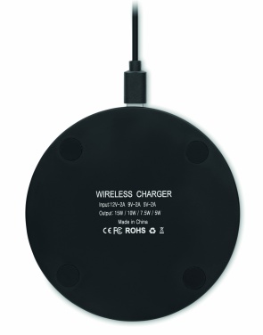 Logotrade promotional items photo of: Glass wireless 10W charger