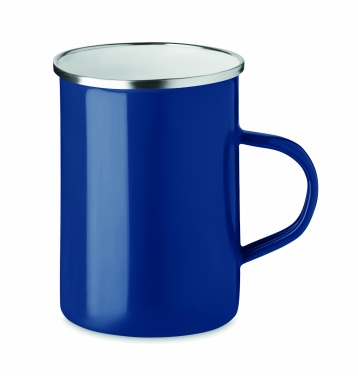 Logo trade advertising products picture of: Metal mug with enamel layer