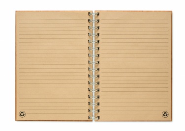 Logotrade corporate gift picture of: A5 ring bound Bamboo notebook
