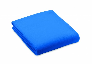 Logo trade promotional gifts image of: RPET fleece blanket 130gr/m²