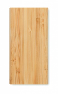 Logo trade corporate gift photo of: 6000 mAh Bamboo power bank