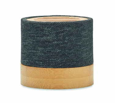 Logotrade promotional items photo of: Bamboo RPET wireless speaker