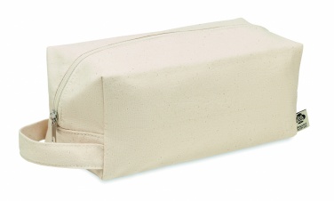 Logotrade promotional product image of: Canvas cosmetic bag 220 gr/m²