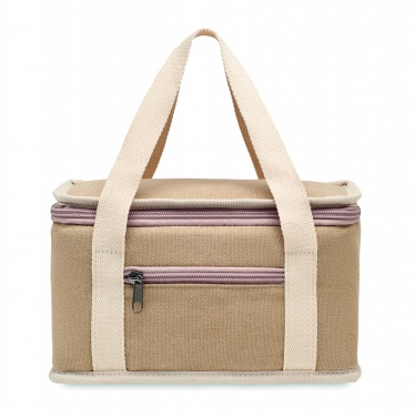 Logotrade corporate gift picture of: 6 can cool bag canvas 320gr/m²