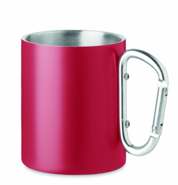 Logo trade corporate gifts image of: Double wall metal mug 300 ml