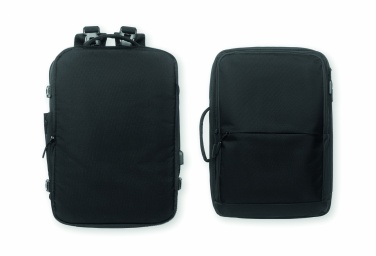 Logo trade corporate gifts image of: Backpack 600D RPET