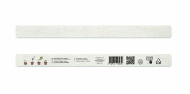 Logotrade promotional merchandise picture of: Sheet of seed paper wristbands