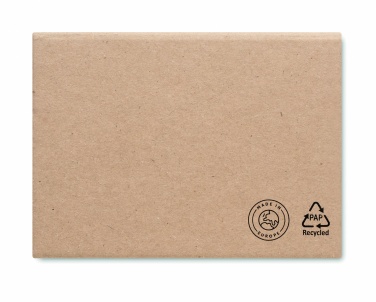 Logo trade promotional gift photo of: Recycled memo pad set