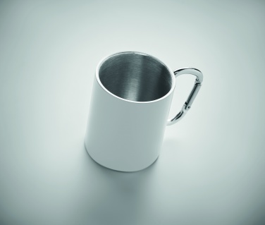 Logotrade promotional giveaway picture of: Metal mug and carabiner handle