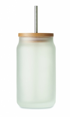 Logo trade promotional giveaways image of: Sublimation mason jar 400 ml