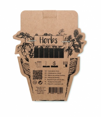 Logo trade promotional merchandise picture of: Herb seeds sticks