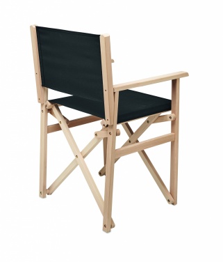 Logotrade promotional gift image of: Foldable wooden beach chair