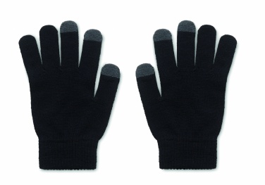 Logotrade promotional gift image of: RPET tactile gloves