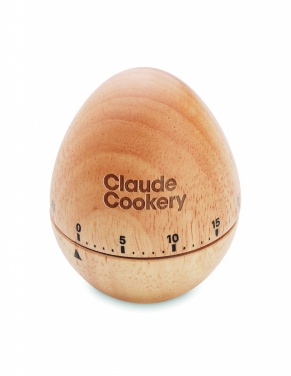 Logotrade promotional giveaway picture of: Pine wood egg timer