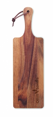 Logo trade promotional giveaway photo of: Acacia wood serving board