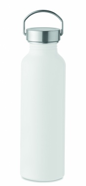 Logotrade promotional items photo of: Recycled aluminum bottle 500 ml with a stainless steel handle cap