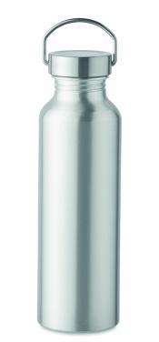Logotrade promotional product picture of: Recycled aluminum bottle 500 ml with a stainless steel handle cap