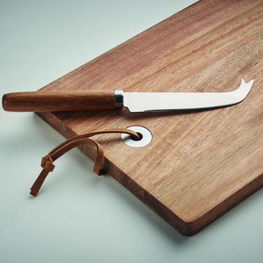 Logo trade promotional gift photo of: Acacia wood cheese board set Hannover
