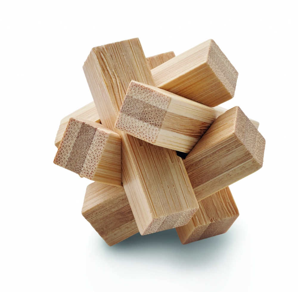 Logotrade advertising product image of: Bamboo brain teaser star shape