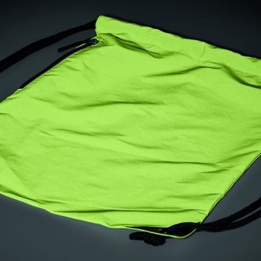 Logo trade business gifts image of: Brightning drawstring bag