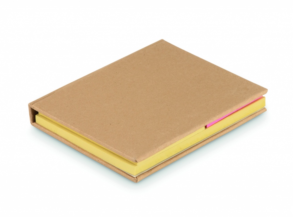Logo trade corporate gifts image of: Sticky note memo pad recycled